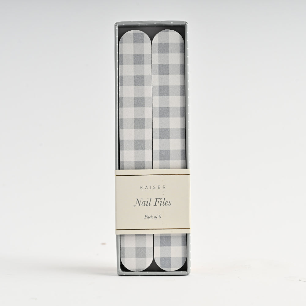 Printed Nail File - GINGHAM